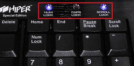индикаторы на клавиатуре delphi